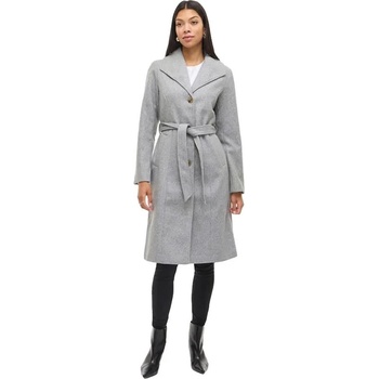 VILA Палто Vila Claudine Long coat - Grey (Light Grey Melange)