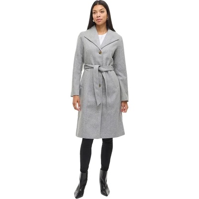 VILA Палто Vila Claudine Long coat - Grey (Light Grey Melange)