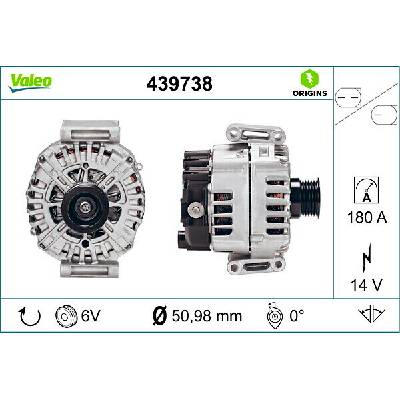 Alternátor VALEO 439738