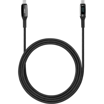 Ttec Кабел ttec - AlumiCable LCD, USB-C/USB-C, 1, 5 m, черен (8694470827360)