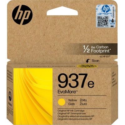 Мастило HP 937e, Yellow, p/n 4S6W8NE - Оригинален HP консуматив - касета с мастило (4S6W8NE)
