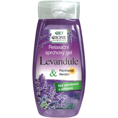 BC Bione Cosmetics Levandule relaxačný sprchový gél 260 ml