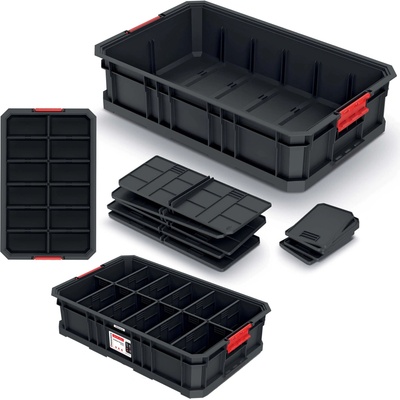 Kistenberg s prepážkami MODULAR SOLUTION 520x327x125