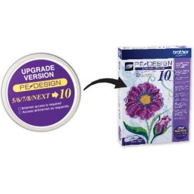 Brother UPGRADE z PE design 5/6/7/8/NEXT na PE 10