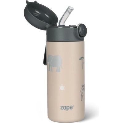 Zopa Termos na nápoje 400 ml béžový