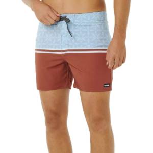 Rip Curl Бански гащета Rip curl Mirage Pacific Rinse Retro swimming shorts - Orange / Blue (Baked Clay)