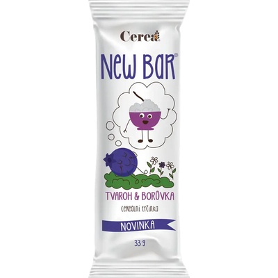 Cerea Cereální tyčinka New Bar Tvaroh a malina 28 g – Zboží Dáma Cerea Cereální tyčinka New Bar Tvaroh a malina 28 g – Zboží Dáma