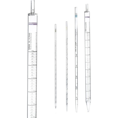 Serologická pipeta PS, 25 ml, sterilní, červená – 50 ks, jednorázová