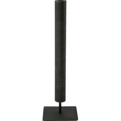 House Doctor Kovový svícen Kolo Black 26 cm, černá barva, kov
