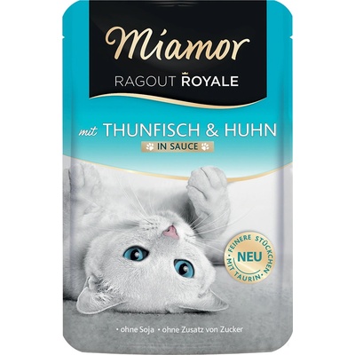 Miamor Ragout Royale v omáčke tuniak & kura 22 x 100 g