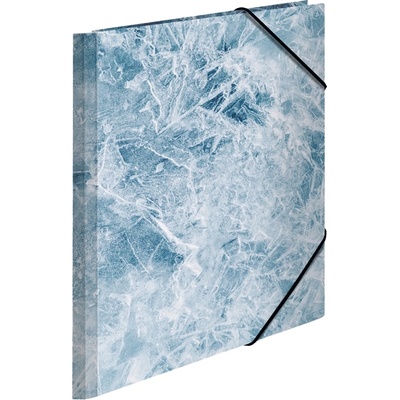 HERMA Папка Nature, картонена, с ластик, A4, лед (O1070380025)