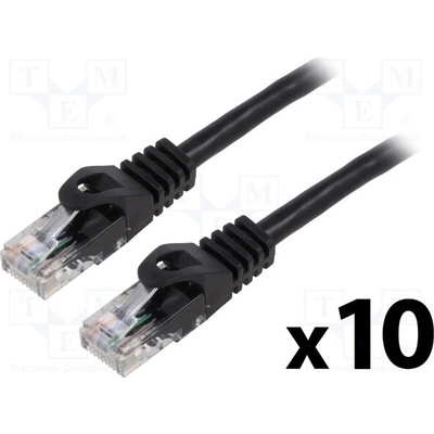 Lanberg PCU5-20CC-0200-BK Patch U/UTP Kat. 5e RJ45 vidlice z obou stran lanko CCA