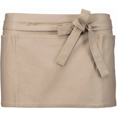 Kariban Zástěra Barman Bistro Style uni Beige