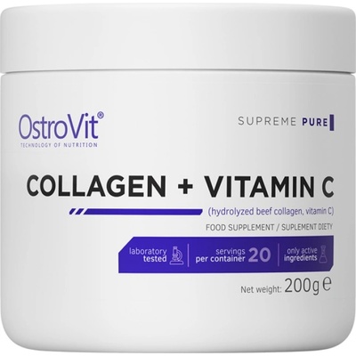 OstroVit Collagen + Vitamin C / Powder [200 грама] Неовкусен