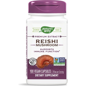 Nature's Way Reishi Mushroom, 188 mg, 100 капсули, Nature's Way (62700)