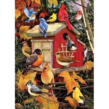 Cobble Hill - Puzzle Fall Birdhouse - 500 piese