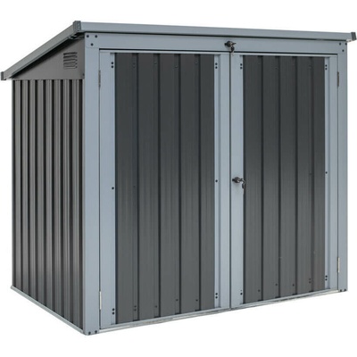 Westmann 2 plechový 158 x 101 x 134 cm antracit – Zboží Dáma