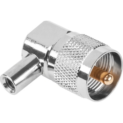 CABLETECH UHF konektor. CB RG58 skrutkovací roh.