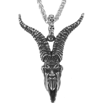 FALON чокър Baphomet Human Goat Stal - PSY1104