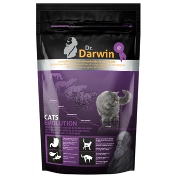 Image 1 of Dr. Darwin CATS evolution - премиум суха храна за пораснали котки от всички породи с пиле, малц, пробиотици и таурин - 10 кг, Испания