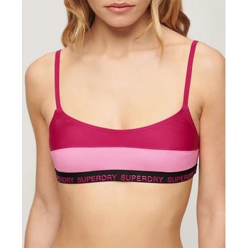 Superdry Elastic Bralette bikini top - Pink (Logan Pink)