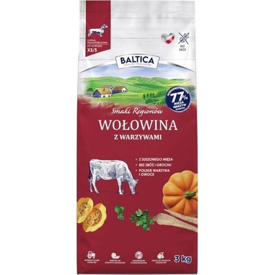 Baltica Flavours of Regions Beef with Vegetables Small Breeds 3 kg