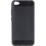 Forcell Противоударен Силиконов Калъф за Xiaomi Redmi Note 5a, Forcell Carbon Case, Черен (5901737866103)
