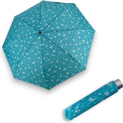 Doppler Mini Light Minimally aqua dámský skládací deštník tyrkysový