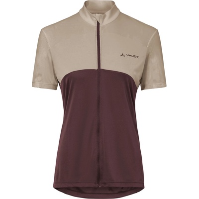 Vaude Дамска фланелка с къс ръкав за колоездене Vaude Women's Matera Full Zip Tricot Cycling jersey - Dark Oak - размер 44 (EU) (156-1318-0815)