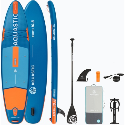 HAJDU Комплект надуваема дъска SUP Perth 10'8" allround синьо