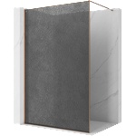 Mexen Kioto душ параван Walk-in 90 x 200 см, графит 12 мм, розово злато - 800-090-101-60-44-X (800-090-101-60-44-X)