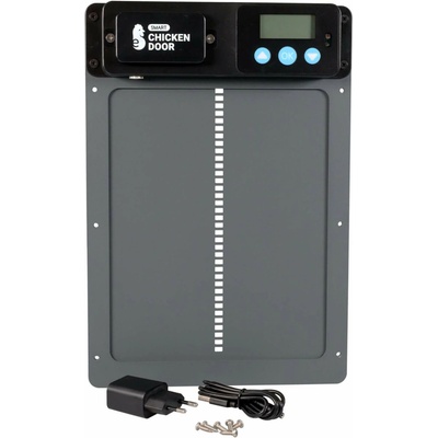 Automatická dvířka do kurníku, na adaptér 230 V – Sleviste.cz