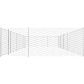 Shumee Psí koterec vonkajšia pozinkovaná oceľ 950 × 570 × 185 cm