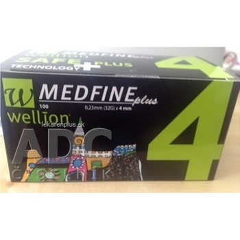 Wellion Medfine Plus Jehly 32Gx4 mm 100 ks inz.pera