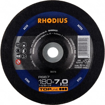 Rhodius Brusný kotouč 150 x 7,0 x 22,23 mm 205715