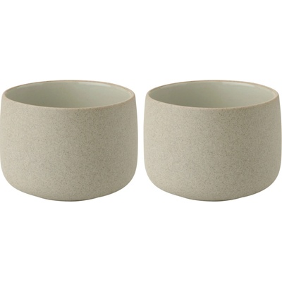 Stelton Šálka EMMA sivá kamenina 2 x 150 ml