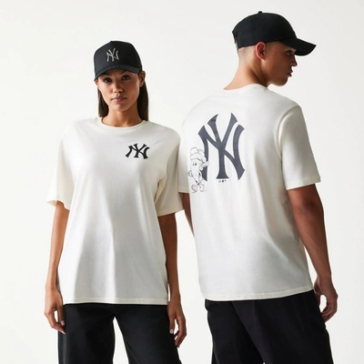 New Era MLB Food Graphic Tee NY Yankees Off White
