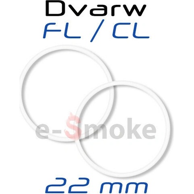 KHW MODS Dvarw FL náhradné tesnenia na sklo 22 mm
