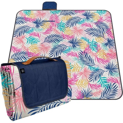 Perletti Travel Veľká pikniková deka Tropical Leaves 200x200cm 13162