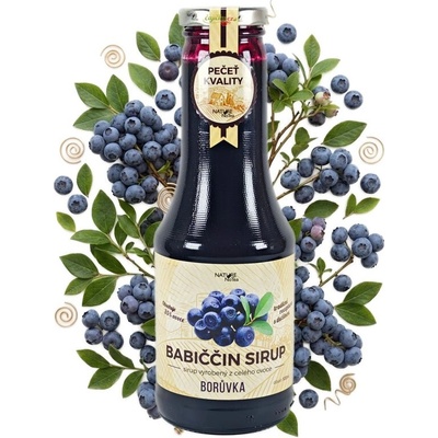 Nature Notea Babiččin sirup Borůvka 0.5 l