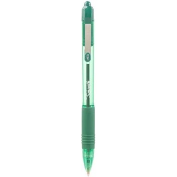 Zebra Химикалка, 0, 27 мм, с бутон, ZEBRA "Z-Grip Smooth", зелена 22564 (22564)