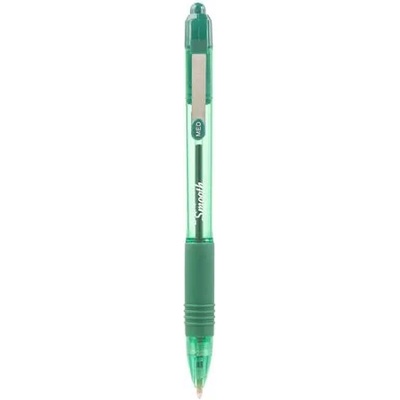 Zebra Химикалка, 0, 27 мм, с бутон, ZEBRA "Z-Grip Smooth", зелена 22564 (22564)