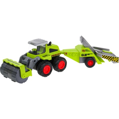 JOKO Kovový Poľnohospodársky valec 1:55 + prívesný vozík 28cm