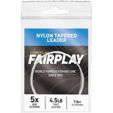 Cortland Návazec Ujímaný Fairplay Leader Clear 9ft 3x 7lb