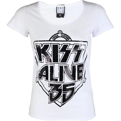 AMPLIFIED тениска метална дамски Kiss - К 35 БЯЛ - AMPLIFIED - AV601K35 какво