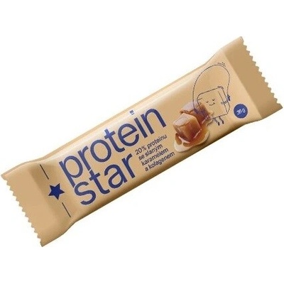 Pravé hořické trubičky Protein Star se slaným karamelem 35 g