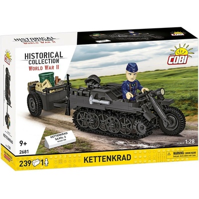 COBI 2681 World War II Německé polopásové vozidlo Kettenkrad 1:28 – Hledejceny.cz