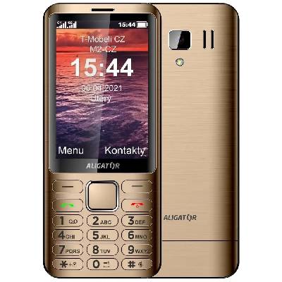Mobilní telefon Aligator S5520 Senior 1 GB / 1 GB zlatý