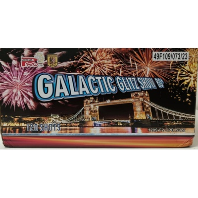 PyroMoravia Ohňostroj GALACTIC GLITZ SHOW 120 ran ná sada ohňostroje pro vlastní odpálení CPB19922