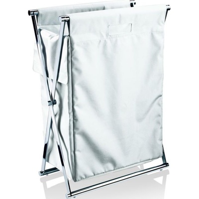 Decor Walther Кош за пране Cross бял хром (0507755)